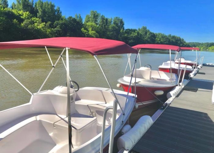 Balande en bateau